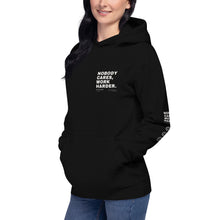 Load image into Gallery viewer, WORK HARDER PREMIUM HOODIE